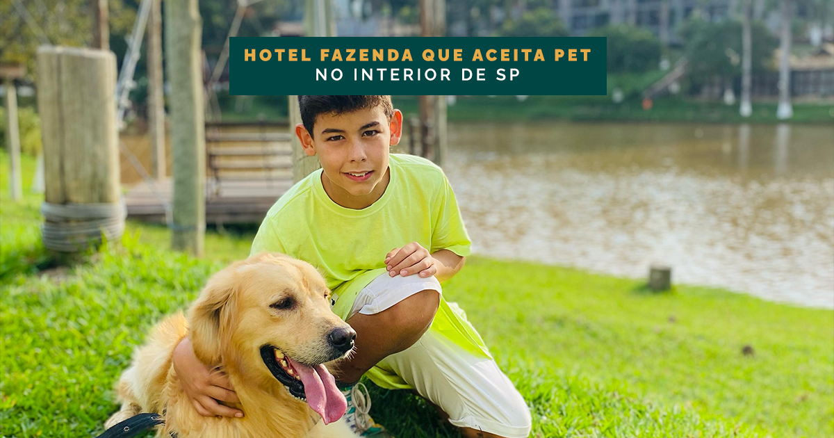 Hotel fazenda que aceita pet no interior de SP
